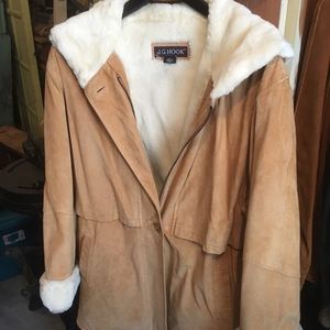 Heavyweight Super Warm Suede Long Coat